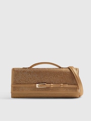 River Island Gold Embellished Shoulder Bag - Image 2 of 6