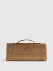 River Island Gold Embellished Shoulder Bag - Image 3 of 6