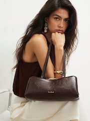 River Island Red Metal Frame Shoulder Bag - Image 1 of 5
