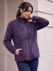 Roman Purple Sherpa Fleece Jacket - Image 2 of 4
