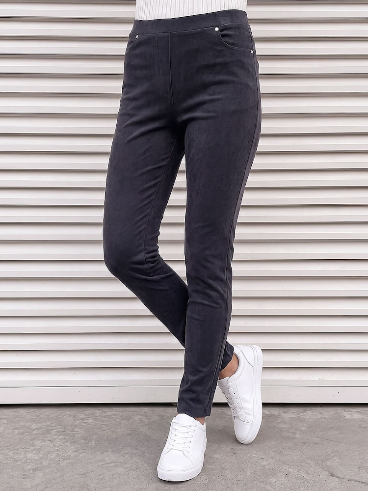 Roman Blue Cord straight Leg Trouser - Image 1 of 4 Roman Blue Cord straight Leg Trouser - Image 1 of 4