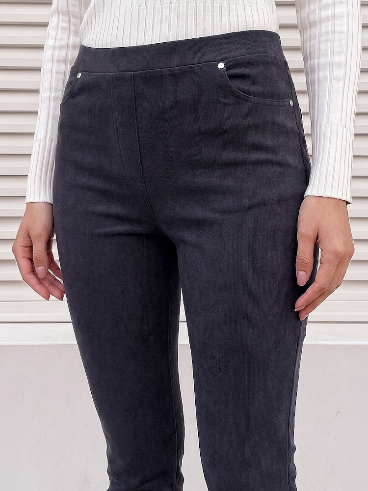 Roman Blue Cord straight Leg Trouser - Image 4 of 4 Roman Blue Cord straight Leg Trouser - Image 4 of 4