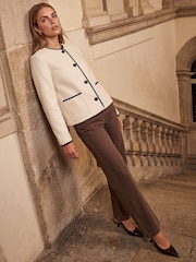 Roman White Tipped Smart Jacket - Image 3 of 4