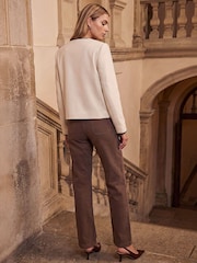 Roman White Tipped Smart Jacket - Image 4 of 4