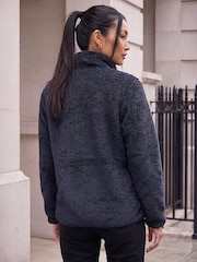 Roman Blue Sherpa Fleece Jacket - Image 4 of 4