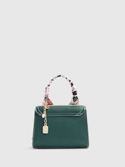 River Island Green Mini Scarf Tote Cross-Body Bag - Image 2 of 6