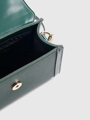River Island Green Mini Scarf Tote Cross-Body Bag - Image 6 of 6