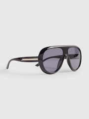 River Island Black Oversized Sunglasses - Image 2 of 4