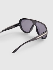 River Island Black Oversized Sunglasses - Image 3 of 4