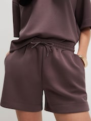 River Island Brown Premium Drawstring Shorts - Image 3 of 4