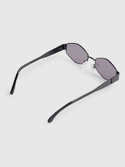 River Island Slim Hexangonal Sunglasses - Imagen 4 de 5