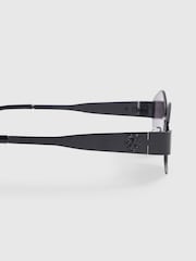 River Island Slim Hexangonal Sunglasses - Imagen 5 de 5