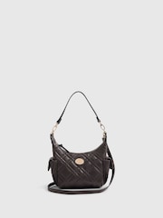 River Island Brown Quilted Utility Cross-Body Bag - Image 2 of 6