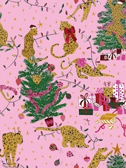 Furn PinkLilac Purrfect Christmas Abstract Duvet Set - Image 5 of 6