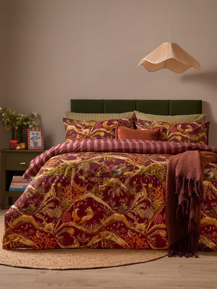 Furn Nya Woodland Reversible Printed Duvet Set - 圖片 1，共 4