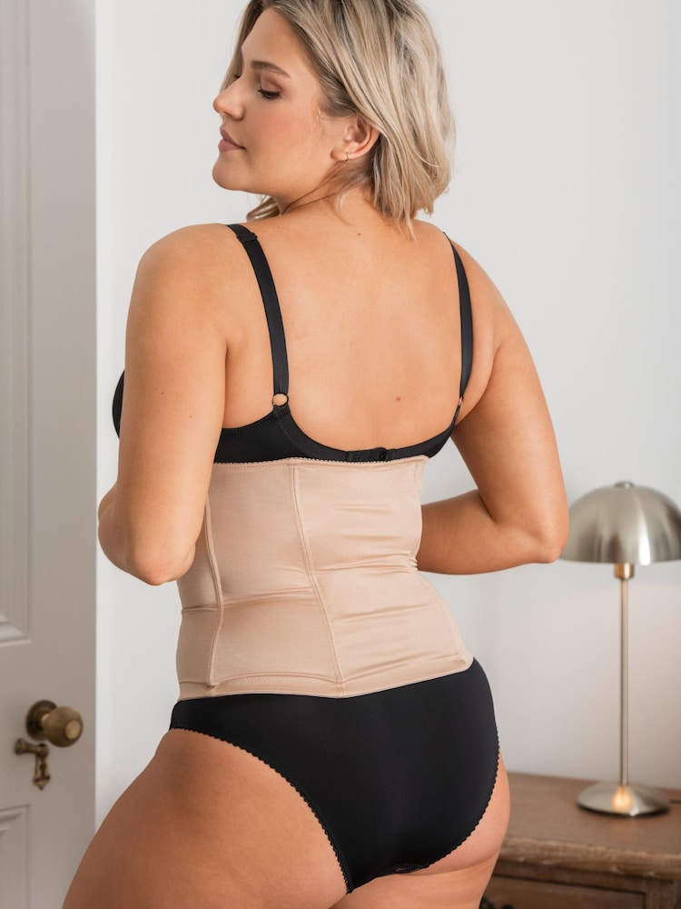 Pour Moi Lingerie Nude Hourglass Shapewear Firm Tummy Control Waist Cincher - Image 2 of 5