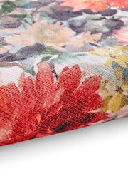 Clarke and Clarke Teal & Rouge Red Tahiti Washable Runner - Image 4 of 4