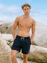 Chelsea Peers Black Textured Swim Shorts - Image 1 of 6
