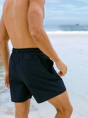 Chelsea Peers Black Textured Swim Shorts - Image 3 of 6
