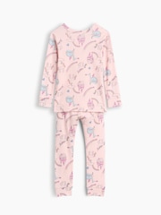 Gap Pink Brushed Cotton Unicorn Pyjamas Set (6mths-5yrs) - Image 1 of 2