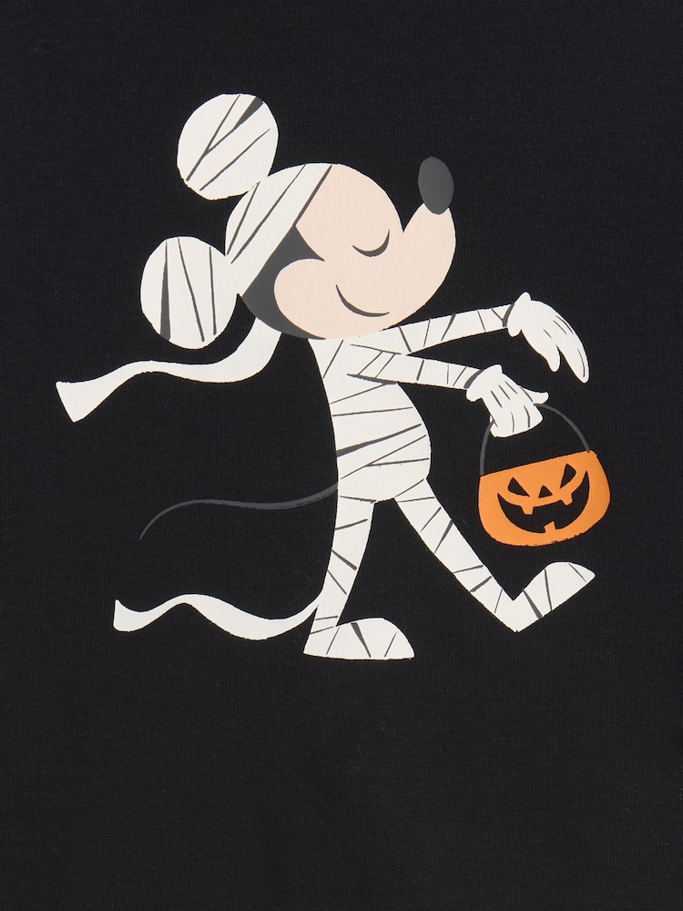 Gap Black Disney Mickey Mouse Print Pyjamas Set (6mths-5yrs) - Image 3 of 3
