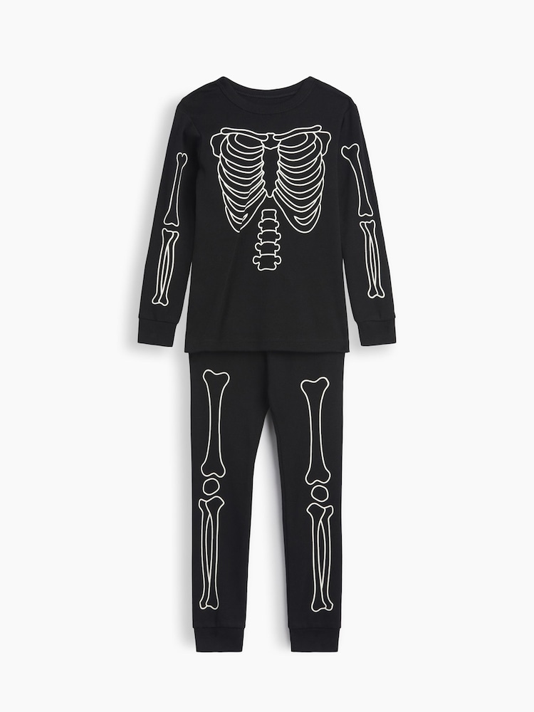 Gap Black Halloween Print Pyjama Set (6mths-5yrs) - Image 1 of 3 Gap Black Halloween Print Pyjama Set (6mths-5yrs) - Image 1 of 3