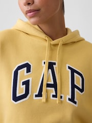 Gap Yellow Relaxed Logo Hoodie - Image 4 of 5