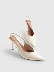 River Island логотипі бар өкшелі корт аяқ киімі - 6суретінің 5 суреті
