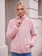 Roman Pink Sherpa Fleece Jacket - Image 2 of 4