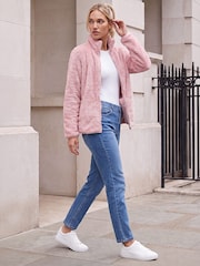 Roman Pink Sherpa Fleece Jacket - Image 3 of 4