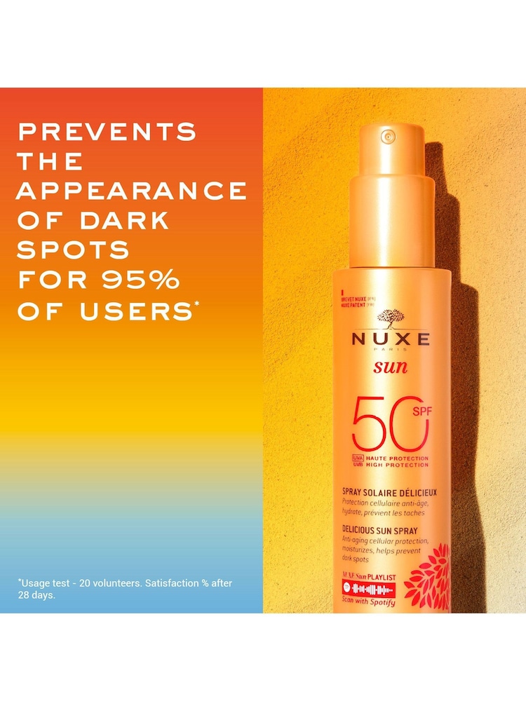 Nuxe Sun SPF 50 Melting Spray High Protection Face and Body 150ml - Image 2 of 5