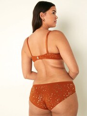 Victoria's Secret PINK Cinnamon Orange Foil Star Push Up Bra - Image 3 of 5