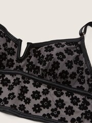 Victoria's Secret PINK Pure Black Velvet Lightly Lined Bralette - Image 4 of 4
