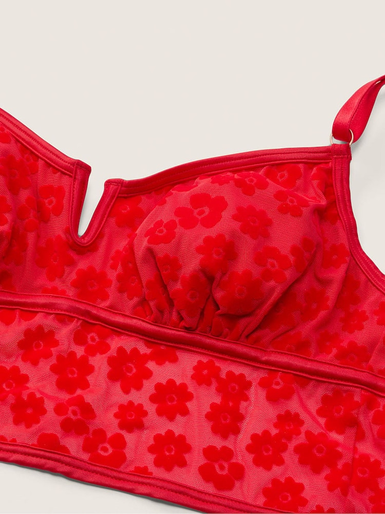 Victoria's Secret PINK Red Pepper Velvet Lightly Lined Bralette - Image 4 of 4