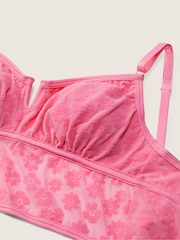 Victoria's Secret PINK Dreamy Pink Velvet Lightly Lined Bralette - Image 4 of 4