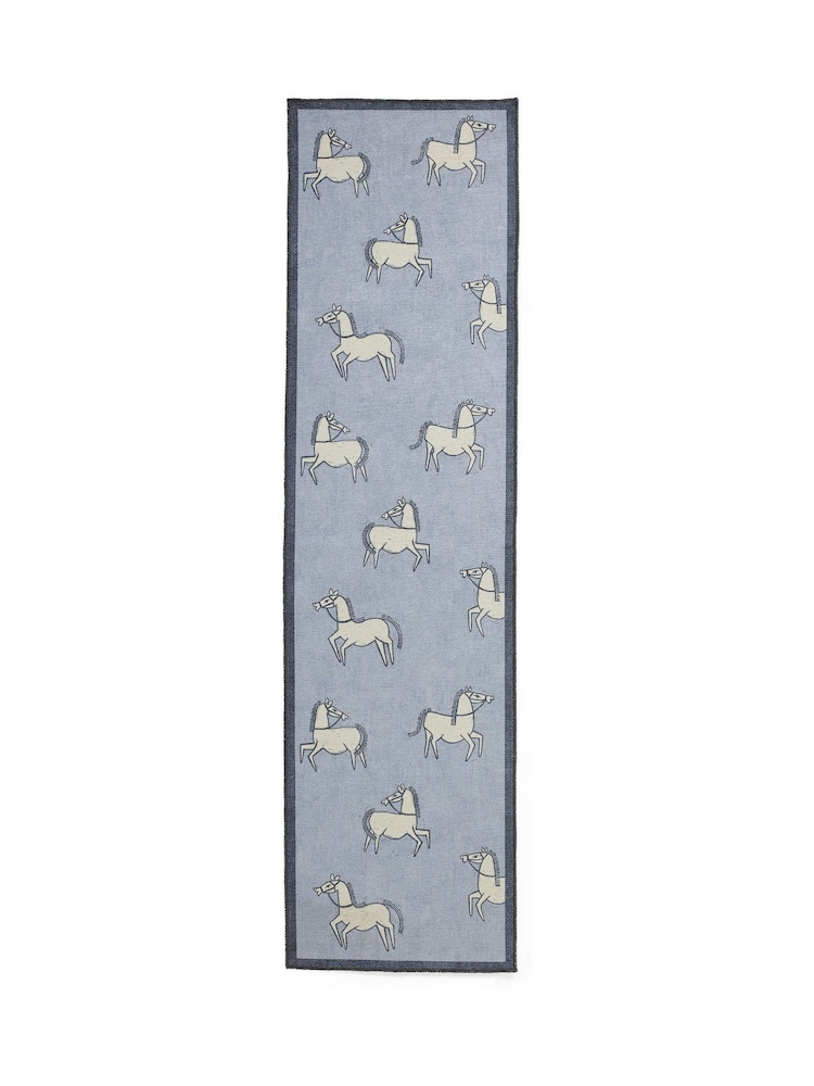 Scion Mist Blue Canter Washable Runner - Image 2 of 4 Scion Mist Blue Canter Washable Runner - Image 2 of 4