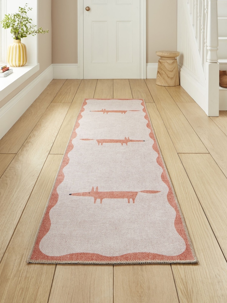 Scion Pink/Terra Mr Fox Washable Runner - Image 1 of 4 Scion Pink/Terra Mr Fox Washable Runner - Image 1 of 4