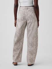 Jean Gap taille haute imprimé serpent - Image 2 sur 4