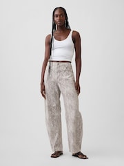 Jean Gap taille haute imprimé serpent - Image 4 sur 4