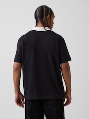 Gap Relaxed Logo Short Sleeve Rugby Shirt - Εικόνα 2 του 4