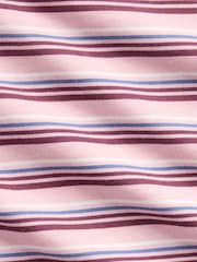 Gap Pink/Burgundy Stripe VinstageSoft Short Sleeve T-Shirt (4-13yrs) - Image 4 of 4