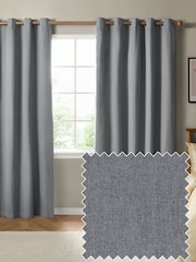 Furn וילון לולאות ארוג באפקט הצללה עם מרקם, דגם The Ultimate - תמונה 1 מתוך 6