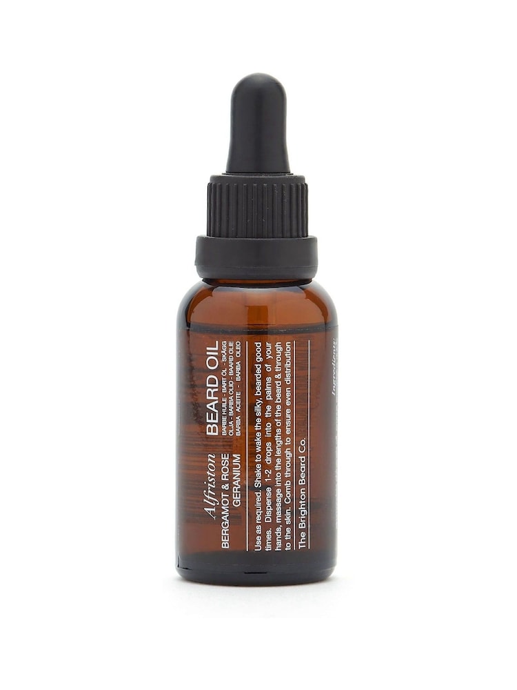 The Brighton Beard Co. Alfriston, Bergamot & Rose Geranium Beard Oil 30ml - Image 1 of 3
