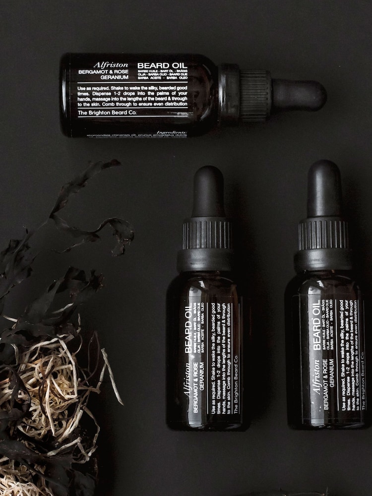 The Brighton Beard Co. Alfriston, Bergamot & Rose Geranium Beard Oil 30ml - Image 3 of 3