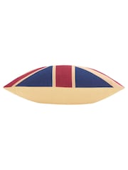 Evans Lichfield Union Jack Flag Tapestry Fibre Fill 65x45cm Cushion - Image 3 of 4