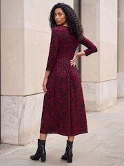Roman Abstract Spot Stretch Midi Dress - Imagen 3 de 4