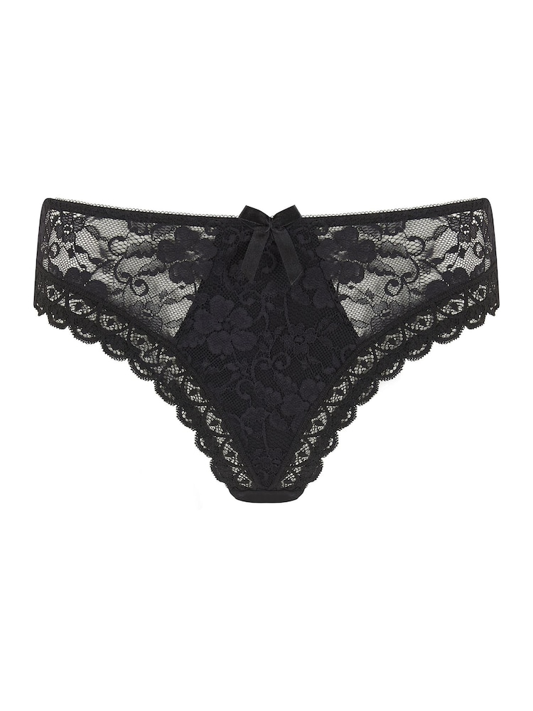 Pour Moi Black High Leg High Leg Lingerie Rebel High Leg Knicker - Image 2 of 3