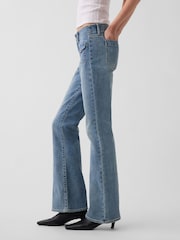 Gap Light Wash Low Rise Long and Lean Patch Pocket Jeans - Image 3 of 5