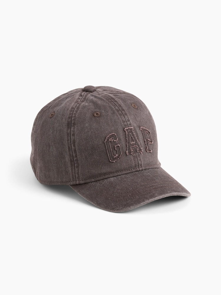 Gap Brown Overdye Logo Baseball Cap - Image 1 of 2