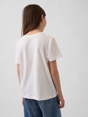Gap White VinstageSoft Short Sleeve T-Shirt (4-13yrs) - Image 2 of 4